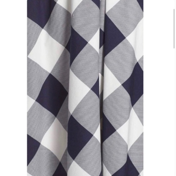 Fit and Flare Gingham Dress with Belt - Picture 2 of 7